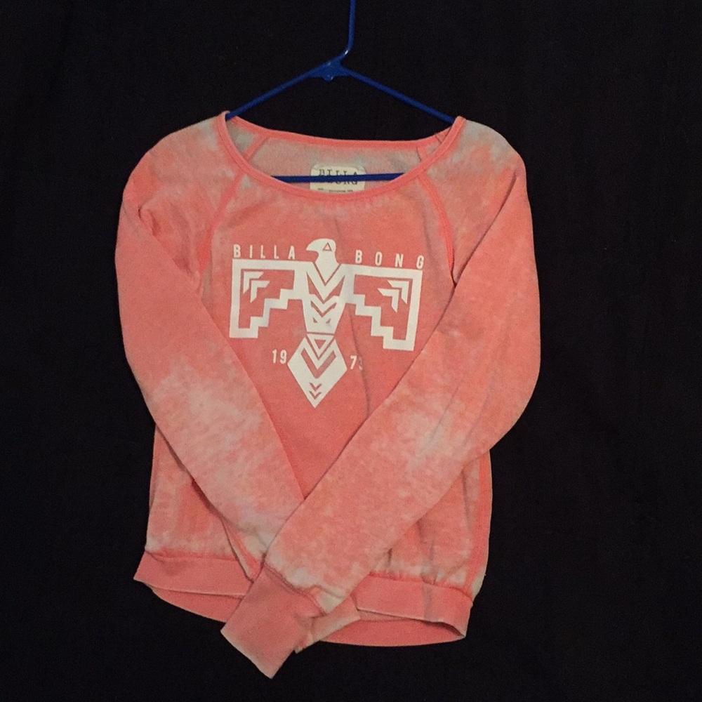 Billa Bong Pink Washed Crewneck Sweater (S)